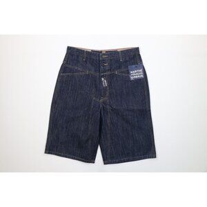 Deadstock Vintage 90s Marithe Francois Girbaud Mens 31 Baggy Denim Jean Shorts